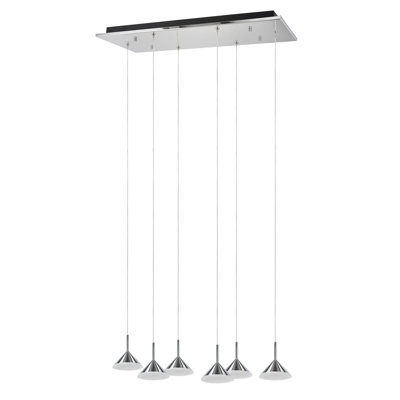 Luminaire suspendu en grappe 6 lumières