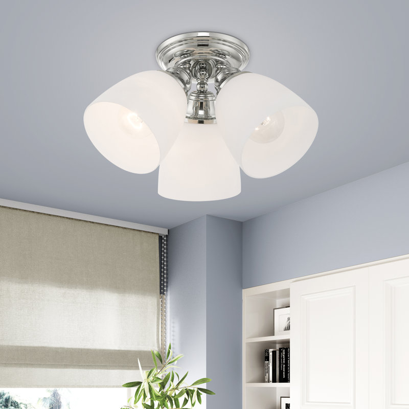 3 lumières directionnelles 14,25 po Mayday, Chrome