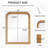 Ancell Solid Wood Mirror-567567898-567567899