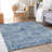 Premium Machine Washable Prisco Navy Rug-2012207678