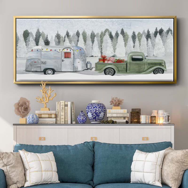 Holiday Roadtrip II - toile encadrée, H 20 po x l 50 po