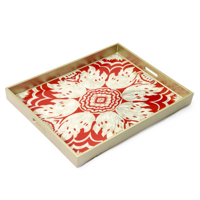 Plateau de coiffeuse miroir inversé