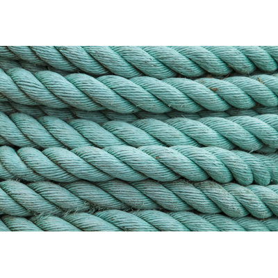 Green Rope - Wrapped Canvas Print