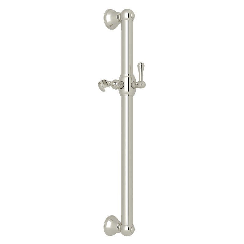 Rohl Shower Grab Bar, Polished Nickel, 26.25" W