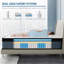 Grand matelas hybride à ressorts ensachés moyen en mousse à mémoire de forme 14 po Larksville-88203286