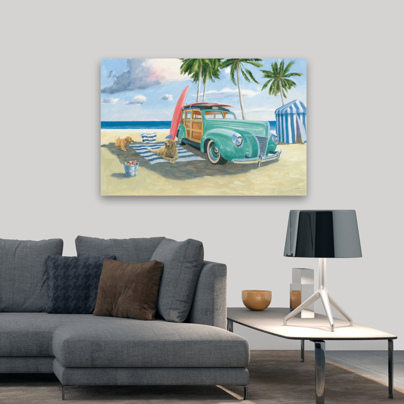 Balade nautique et côtière III, H 48 po x l 32 po