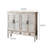 Retro Solid Wood Accent Cabinets