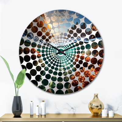 Coral Reefs In Australia Nature Coastal II - Coastal Waves Wall Clock