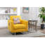 Fauteuil capitonné en lin-809730981