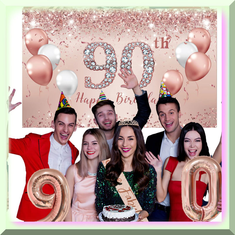 Gold Glitter "Holy Shit You're Old" Birthday Banner
