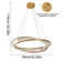 Achanti 1 - Light LED Chandelier