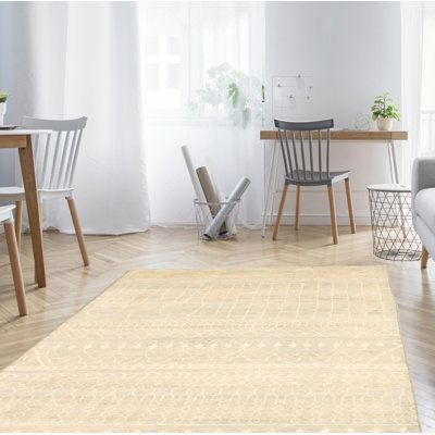 Marrakesh One-of-a-Kind Rectangle 6'3" X 8'9" New Age Wool Area Rug in Gray/Light Blue