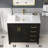 Korde Freestanding Single Bathroom Vanity With Solid Surface Composite Top-58293945-42477322