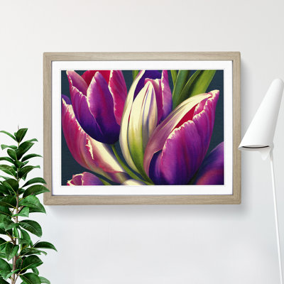 Dreamy Tulip Flowers - Single Picture Frame Painting