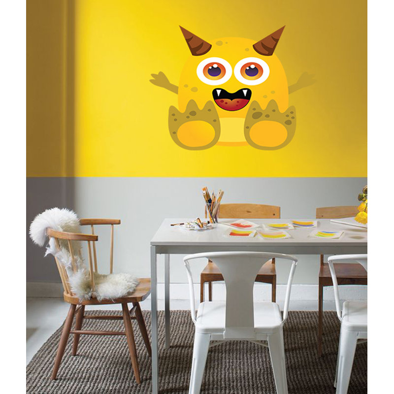 Décalcomanie murale Monster Funny Monster, H 33 po x l 36 po