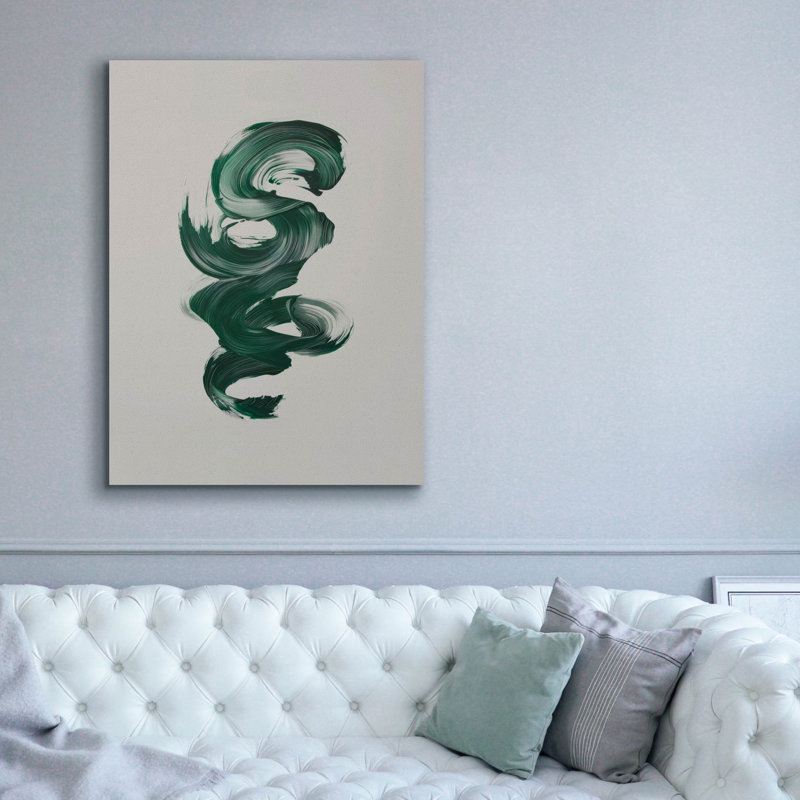 «Emarald Knot» par Svetlana Aleynikova, art mural sur toile, H 54 po x l 40 po