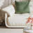 Crystal-cream 100% Polyester Modular Sofa cushion couch