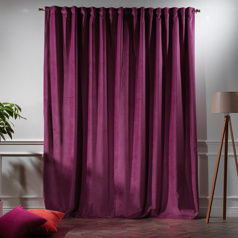Decorative Double Panel in Matt, Extra Wide X Extra Long, L 52 po x L 84 po, 51 fuchsia
