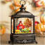 Automne lanterne globe de neige - grange rouge camion citrouille ferme scintillante décorations d'automne pour la maison, l'Action de grâce, récolte d'automne