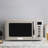 Haden Cotswold Retro 0.7 Cu Ft Microwave Oven with Dorset 1.7L Electric Kettle