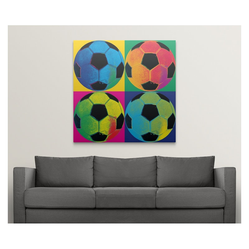 «Ball Four-Soccer», impression, H 24 po x l 24 po x P 1,5 po, Toile