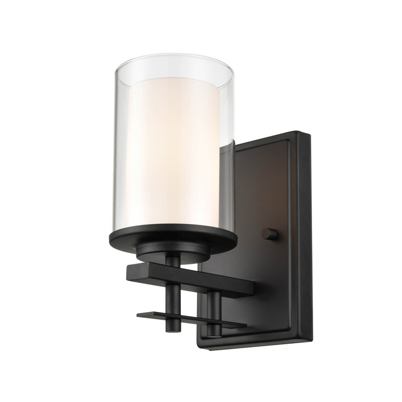 Reeser Armed Sconce, Matte Black