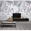 Papier peint amovible floral avec motif géométrique scandinave-1666210923