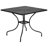 Chanea 35.5" Square Commercial Grade Steel Patio Table with 4 Round Back Chairs by Flash Furniture-484497066