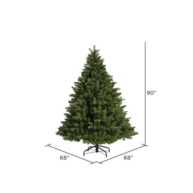 Teton Artificial Exrea Full Christmas Tree, 7.5' H