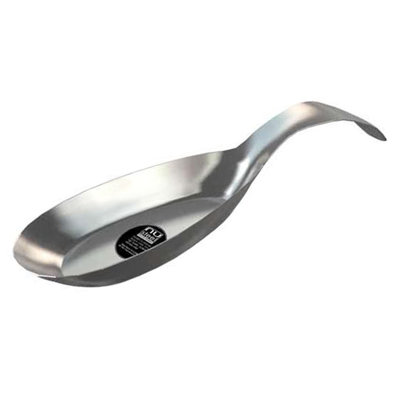 Stainless Steel Oval Spoon Rest
