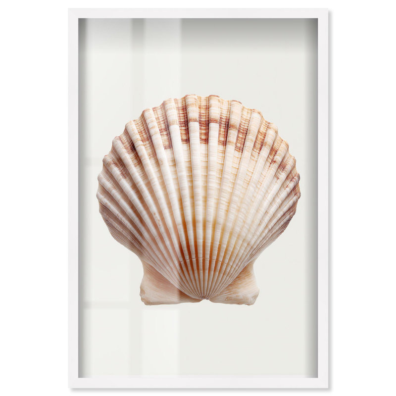 Art mural côtier Dune Crest Caress II Shadowbox par Art Remedy, cadre blanc, 11 x 16, H 16 po x l 11 po, Cadre blanc