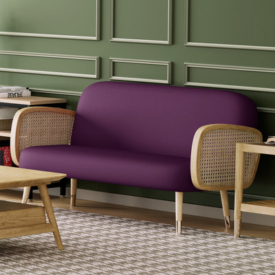 Housse pour canapé-lit réversible en tissu de polyester réversible avec fermeture à glissière 3 côtés