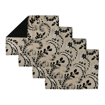 Polyester Floral Rectangle Placemat