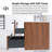 30'' Wall-Mounted Single Bathroom Vanity With Integrated Ceramic Top-1132048181