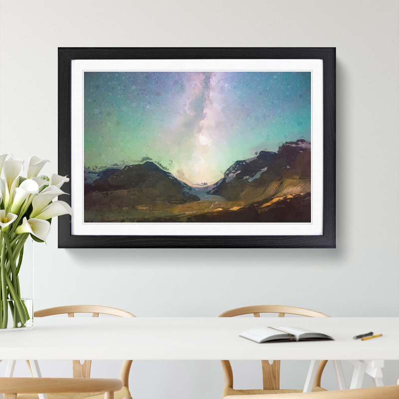 Stars Above Canada - Picture Frame Graphic Art Print, Black Framed, 36cm H x 48cm W x 2cm D