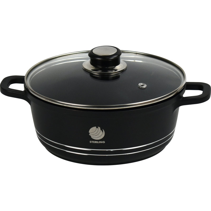 Latitude Run Birkle Glass Braiser, 2.6
