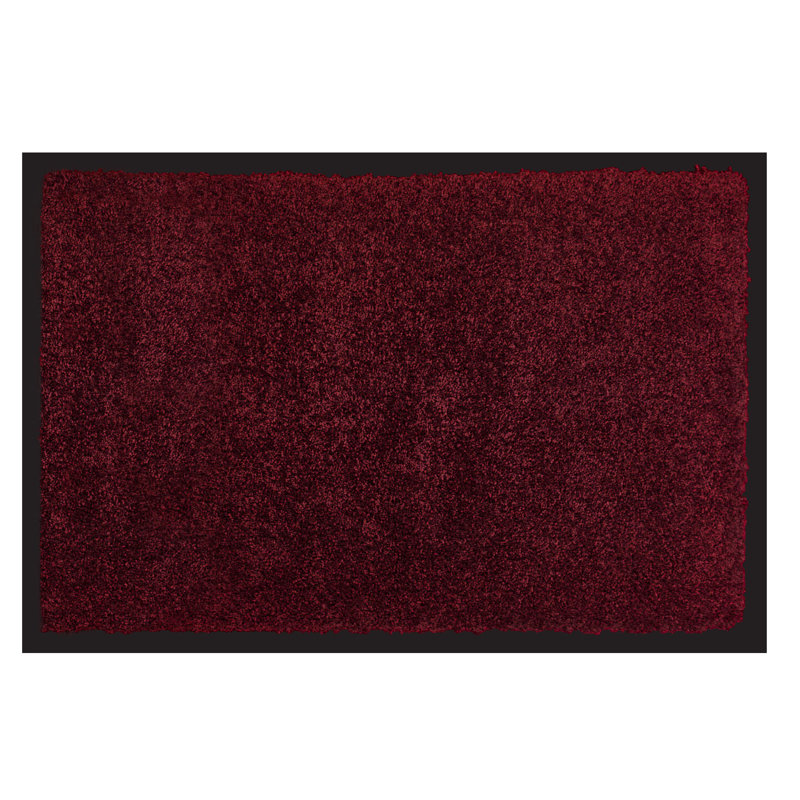 Denine Non-Slip Indoor Doormat, 60cm W x 100cm L, Burgundy