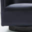 Fauteuil demi-tonneau pivotant en simili cuir Hall-687123747