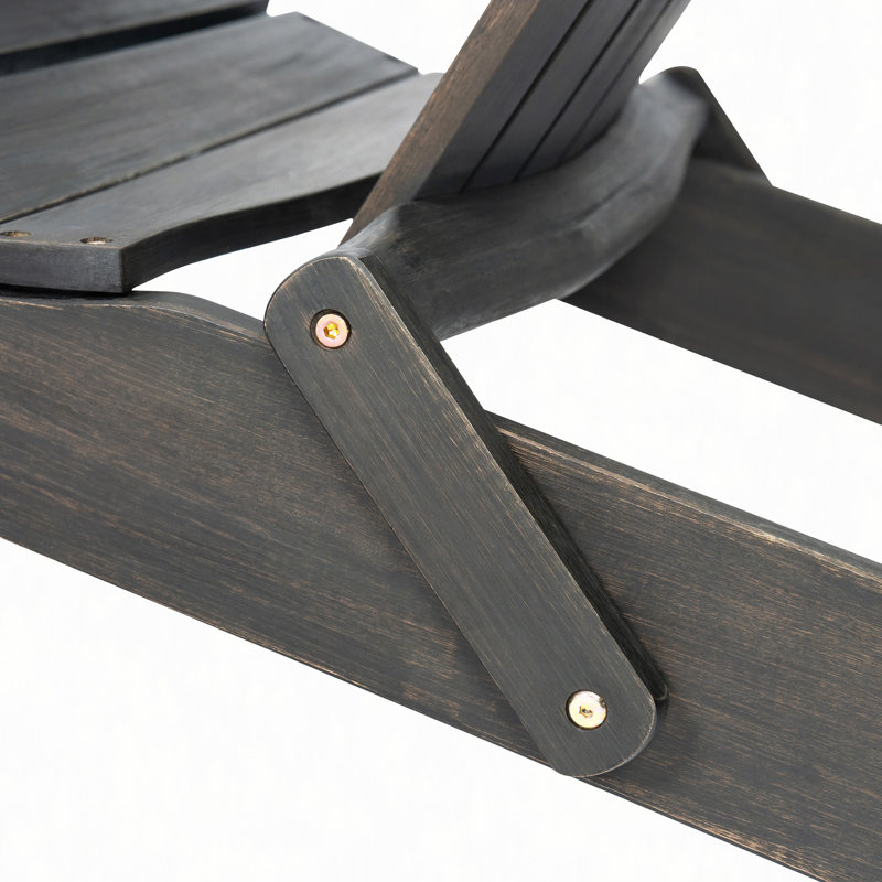 Chaise Adirondack Malibu, Dark Gray