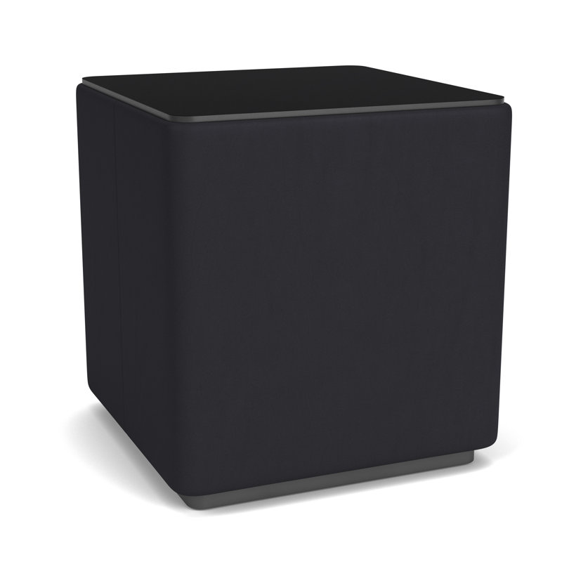 Table de salon avec plateau en stratifié Darsey, 16", Nuit noire, Gris anthracite; noir Patriot Plus