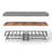 Portable Folding Bed With Memory Foam Mattress, Metal Frame & Lockable Wheels
