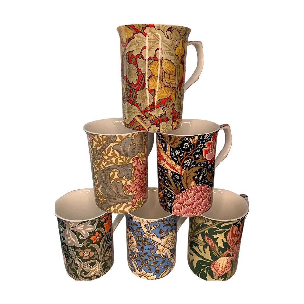 6-tlg. Kaffeebecher-Set Hayeslee aus Bone China