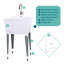 Évier à lessive autoportant avec robinet L 22,875 po x l 23,5 po-52746623-52784780