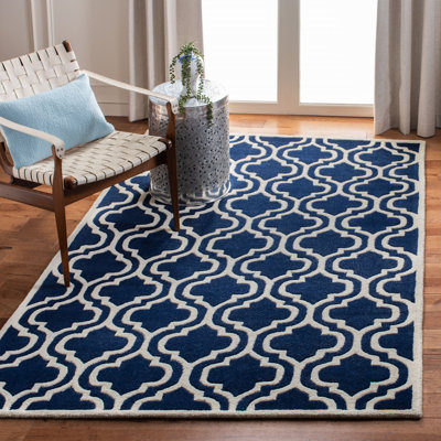Tapis en laine touffeté à la main Carolene