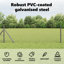 2500 cm W Steel Border Fencing