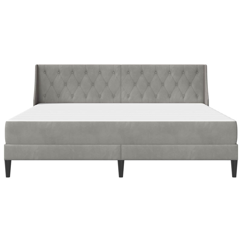 Bed, Light Grey, Super King (6')
