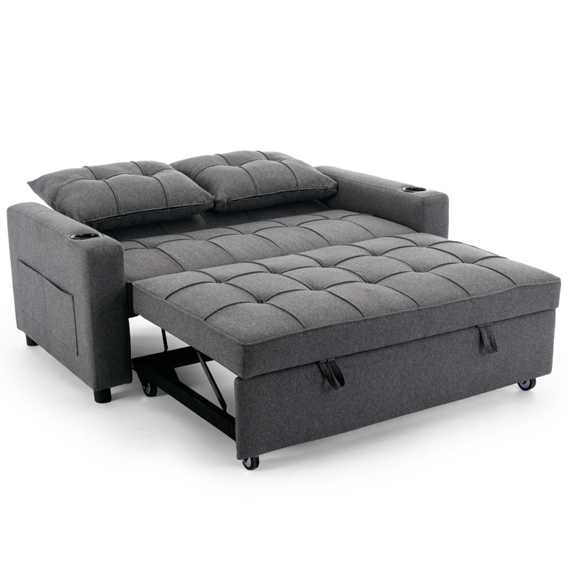 Aryel 2-Seater Sofa Bed, Grey