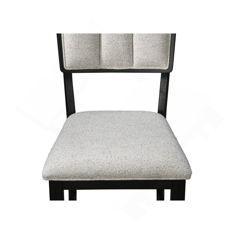 Mobilier de salle à manger 2 pièces noir / gris clair