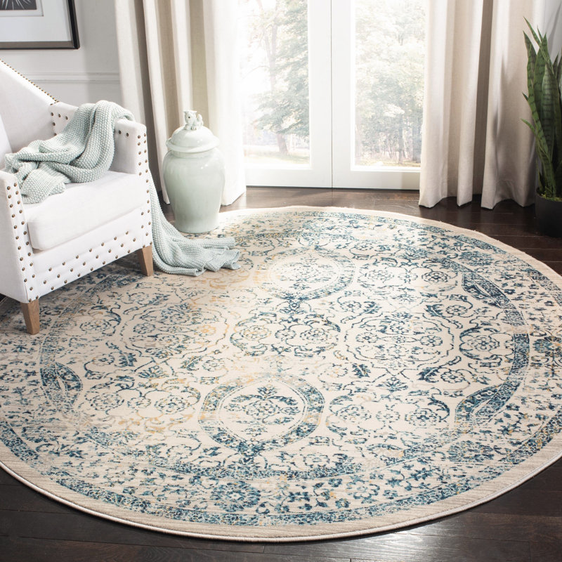 Evoke Performance Oriental Rug, Round 6'7"