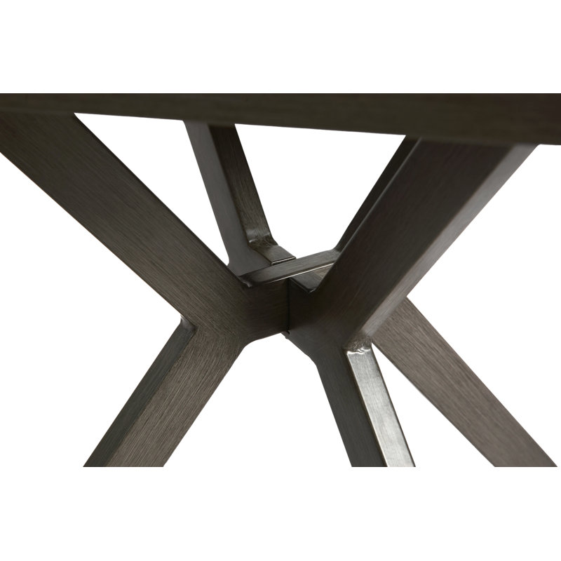 Table en aluminium coulé